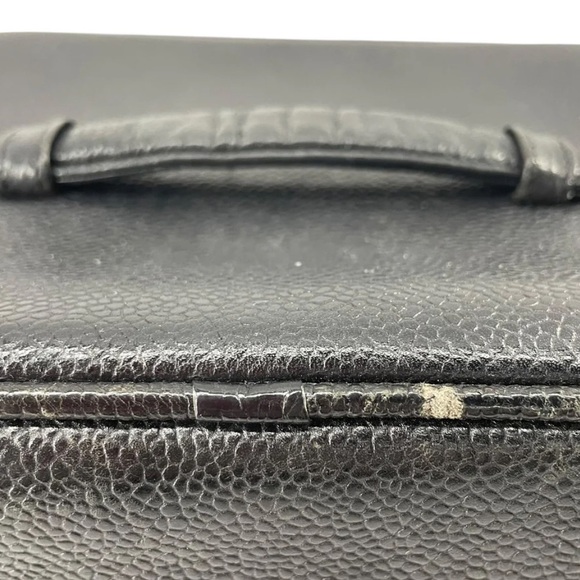 Chanel Black Leather Vanity Case - Picture 12 of 16